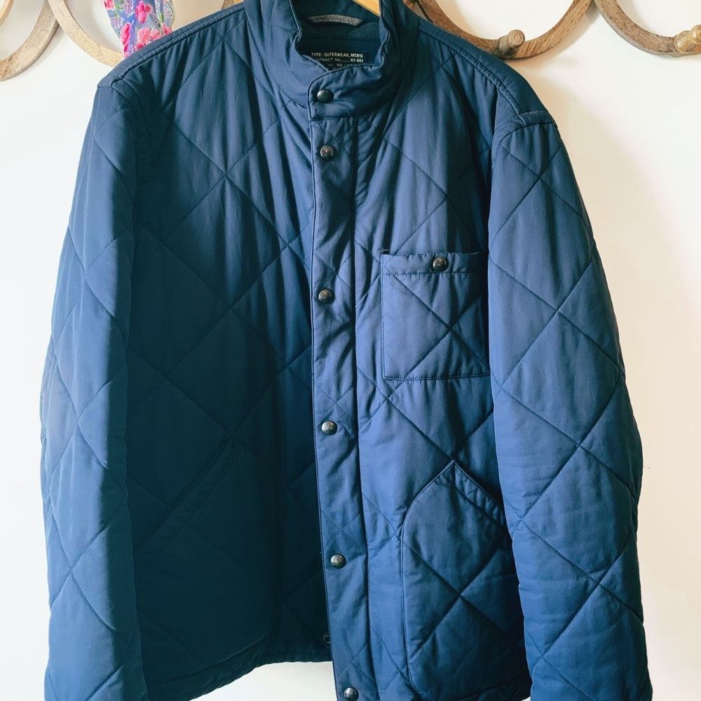 JCREW Mens quilted coat